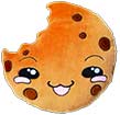 COOKIE Smiley Kissen Keks mit Biss
